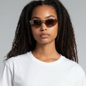 Authentic Christian Dior Rimless Sunglasses